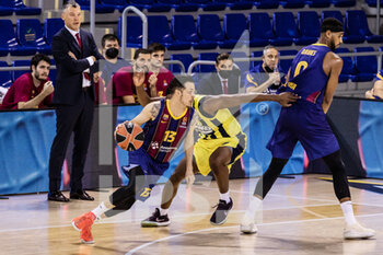 2020-11-12 - Thomas Heurtel of Fc Barcelona during the Turkish Airlines EuroLeague basketball match between Fc Barcelona and Fenerbahce Beko Istambul on November 12, 2020 at Palau Blaugrana in Barcelona, Spain - Photo Javier Borrego / Spain DPPI / DPPI - FC BARCELONA AND FENERBAHCE BEKO ISTAMBUL - EUROLEAGUE - BASKETBALL