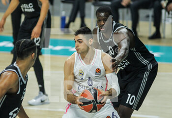 2020-12-04 - Alberto Abalde of Real Madrid in action during the Turkish Airlines Euroleague basketball match between Real Madrid and LDLC ASVEL on December 04, 2020 at WiZink Center in Madrid, Spain - Photo Irina R Hipolito / Spain DPPI / DPPI - REAL MADRID VS LDLC ASVEL - EUROLEAGUE - BASKETBALL