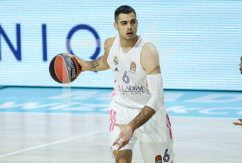 2020-12-04 - Alberto Abalde of Real Madrid during the Turkish Airlines Euroleague basketball match between Real Madrid and LDLC ASVEL on December 04, 2020 at WiZink Center in Madrid, Spain - Photo Irina R Hipolito / Spain DPPI / DPPI - REAL MADRID VS LDLC ASVEL - EUROLEAGUE - BASKETBALL