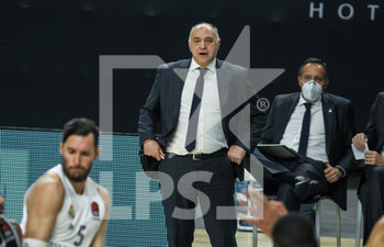 2020-12-04 - Pablo Laso, head coach of Real Madrid during the Turkish Airlines Euroleague basketball match between Real Madrid and LDLC ASVEL on December 04, 2020 at WiZink Center in Madrid, Spain - Photo Irina R Hipolito / Spain DPPI / DPPI - REAL MADRID VS LDLC ASVEL - EUROLEAGUE - BASKETBALL