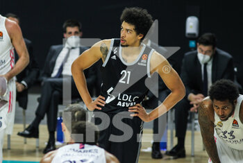 2020-12-04 - Ismael Bako of Asvel Lyon-Villeurbanne during the Turkish Airlines Euroleague basketball match between Real Madrid and LDLC ASVEL on December 04, 2020 at WiZink Center in Madrid, Spain - Photo Irina R Hipolito / Spain DPPI / DPPI - REAL MADRID VS LDLC ASVEL - EUROLEAGUE - BASKETBALL