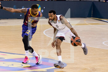 2020-12-11 - Kevin Punter of AX Armani Exchange Milan during the Turkish Airlines EuroLeague basketball match between Fc Barcelona and AX Armani Exchange Milan on December 11, 2020 at Palau Blaugrana in Barcelona, Spain - Photo Javier Borrego / Spain DPPI / DPPI - FC BARCELONA VS AX ARMANI EXCHANGE MILAN - EUROLEAGUE - BASKETBALL