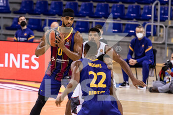 2020-12-11 - Brandon Davies of Fc Barcelona during the Turkish Airlines EuroLeague basketball match between Fc Barcelona and AX Armani Exchange Milan on December 11, 2020 at Palau Blaugrana in Barcelona, Spain - Photo Javier Borrego / Spain DPPI / DPPI - FC BARCELONA VS AX ARMANI EXCHANGE MILAN - EUROLEAGUE - BASKETBALL