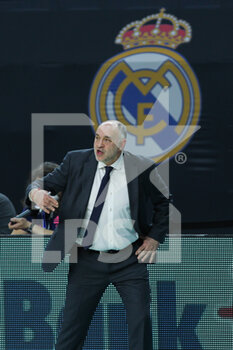 2021-02-25 - Pablo Laso, head coach of Real Madrid during the Turkish Airlines EuroLeague basketball match between Real Madrid and Zalgiris Kaunas on February 25, 2021 at WiZink Center in Madrid, Spain - Photo Irina R Hipolito / Spain DPPI / DPPI - REAL MADRID AND ZALGIRIS KAUNAS - EUROLEAGUE - BASKETBALL