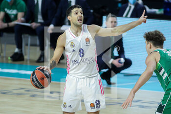 2021-02-25 - Nicolas Laprovittola of Real Madrid during the Turkish Airlines EuroLeague basketball match between Real Madrid and Zalgiris Kaunas on February 25, 2021 at WiZink Center in Madrid, Spain - Photo Irina R Hipolito / Spain DPPI / DPPI - REAL MADRID AND ZALGIRIS KAUNAS - EUROLEAGUE - BASKETBALL