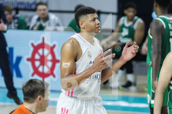 2021-02-25 - Walter Samuel Tavares da Veiga of Real Madrid during the Turkish Airlines EuroLeague basketball match between Real Madrid and Zalgiris Kaunas on February 25, 2021 at WiZink Center in Madrid, Spain - Photo Irina R Hipolito / Spain DPPI / DPPI - REAL MADRID AND ZALGIRIS KAUNAS - EUROLEAGUE - BASKETBALL