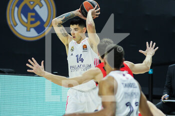 2021-03-18 - Gabriel Deck of Real Madrid during the Turkish Airlines EuroLeague basketball match between Real Madrid and CSKA Moscow on March 18, 2021 at Wizink Center stadium in Madrid, Spain - Photo Irina R Hipolito / Spain DPPI / DPPI - REAL MADRID AND CSKA MOSCOW - EUROLEAGUE - BASKETBALL