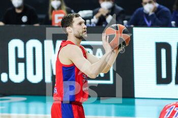2021-03-18 - Janis Strelnieks of CSKA Moscow during the Turkish Airlines EuroLeague basketball match between Real Madrid and CSKA Moscow on March 18, 2021 at Wizink Center stadium in Madrid, Spain - Photo Irina R Hipolito / Spain DPPI / DPPI - REAL MADRID AND CSKA MOSCOW - EUROLEAGUE - BASKETBALL