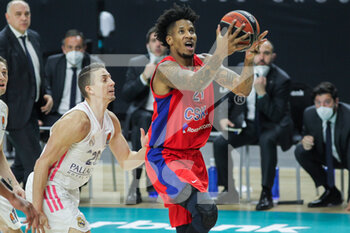 2021-03-18 - Will Clyburn of CSKA Moscow during the Turkish Airlines EuroLeague basketball match between Real Madrid and CSKA Moscow on March 18, 2021 at Wizink Center stadium in Madrid, Spain - Photo Irina R Hipolito / Spain DPPI / DPPI - REAL MADRID AND CSKA MOSCOW - EUROLEAGUE - BASKETBALL