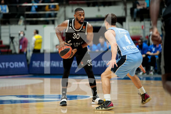 2021-04-02 - Norris Cole of LDLC ASVEL Villeurbanne and Kevin Pangos of BC Zenit during the Turkish Airlines EuroLeague basketball match between Zenit St Petersburg and LDLC ASVEL Villeurbanne on April 2, 2021 at Sibur Arena in Saint Petersburg, Russia - Photo Anatoly Medved / Orange Pictures / DPPI - ZENIT ST PETERSBURG VS LDLC ASVEL VILLEURBANNE - EUROLEAGUE - BASKETBALL