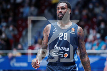 2021-04-09 - Tarik Black of BC Zenit during the Turkish Airlines EuroLeague basketball match between Zenit St Petersburg and Maccabi Playtika Tel Aviv on April 9, 2021 at Ubileyny Sport Palace in Saint Petersburg, Russia - Photo Anatoliy Medved / Orange Pictures / DPPI - ZENIT ST PETERSBURG VS MACCABI PLAYTIKA TEL AVIV - EUROLEAGUE - BASKETBALL