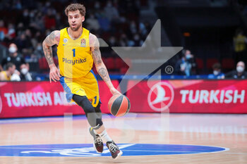 2021-04-09 - Scottie Wilbekin of BC Maccabi Tel Aviv during the Turkish Airlines EuroLeague basketball match between Zenit St Petersburg and Maccabi Playtika Tel Aviv on April 9, 2021 at Ubileyny Sport Palace in Saint Petersburg, Russia - Photo Anatoliy Medved / Orange Pictures / DPPI - ZENIT ST PETERSBURG VS MACCABI PLAYTIKA TEL AVIV - EUROLEAGUE - BASKETBALL