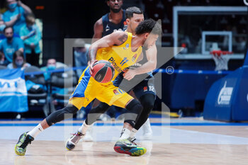 2021-04-09 - Tyler Dorsey of BC Maccabi Tel Aviv, Billy Baron of BC Zenit during the Turkish Airlines EuroLeague basketball match between Zenit St Petersburg and Maccabi Playtika Tel Aviv on April 9, 2021 at Ubileyny Sport Palace in Saint Petersburg, Russia - Photo Anatoliy Medved / Orange Pictures / DPPI - ZENIT ST PETERSBURG VS MACCABI PLAYTIKA TEL AVIV - EUROLEAGUE - BASKETBALL