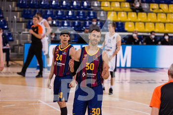 2021-04-23 - Victor Claver of Fc Barcelona during the Turkish Airlines EuroLeague, PlayOffs game 2 basketball match between FC Barcelona and Zenit St Petersburg on April 23, 2021 at Palau Blaugrana in Barcelona, Spain - Photo Javier Borrego / Spain DPPI / DPPI - FC BARCELONA VS ZENIT ST PETERSBURG - EUROLEAGUE - BASKETBALL