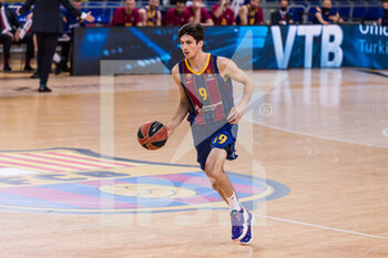 2021-04-23 - Leandro Bolmaro of Fc Barcelona during the Turkish Airlines EuroLeague, PlayOffs game 2 basketball match between FC Barcelona and Zenit St Petersburg on April 23, 2021 at Palau Blaugrana in Barcelona, Spain - Photo Javier Borrego / Spain DPPI / DPPI - FC BARCELONA VS ZENIT ST PETERSBURG - EUROLEAGUE - BASKETBALL