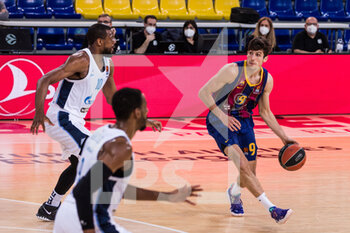 2021-04-23 - Leandro Bolmaro of Fc Barcelona during the Turkish Airlines EuroLeague, PlayOffs game 2 basketball match between FC Barcelona and Zenit St Petersburg on April 23, 2021 at Palau Blaugrana in Barcelona, Spain - Photo Javier Borrego / Spain DPPI / DPPI - FC BARCELONA VS ZENIT ST PETERSBURG - EUROLEAGUE - BASKETBALL