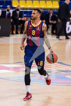 2021-04-23 - Adam Hanga of Fc Barcelona during the Turkish Airlines EuroLeague, PlayOffs game 2 basketball match between FC Barcelona and Zenit St Petersburg on April 23, 2021 at Palau Blaugrana in Barcelona, Spain - Photo Javier Borrego / Spain DPPI / DPPI - FC BARCELONA VS ZENIT ST PETERSBURG - EUROLEAGUE - BASKETBALL