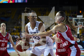 2021-06-17 - Diandra TCHATCHOUANG (93) of France during the FIBA Women's EuroBasket 2021, Group D basketball match between France and Croatia on June 17, 2021 at Rhenus Sport in Strasbourg, France - Photo Ann-Dee Lamour / CDP MEDIA / DPPI - FIBA WOMEN'S EUROBASKET 2021, GROUP D - FRANCE VS CROATIA - INTERNATIONALS - BASKETBALL