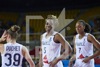 2021-06-23 - Endy MIYEM (5) of France during the FIBA Women's EuroBasket 2021, quarter-finals basketball match between France and Bosnia Herzegovina on June 23, 2021 at Rhenus Sport in Strasbourg, France - Photo Ann-Dee Lamour / CDP MEDIA / DPPI - FIBA WOMEN'S EUROBASKET 2021 - FRANCE VS  BOSNIA HERZEGOVINA - INTERNATIONALS - BASKETBALL