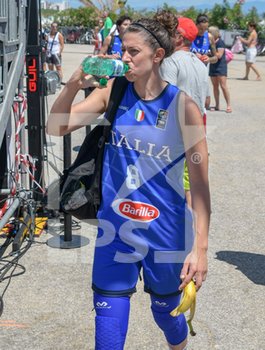 2019-07-14 - Giulia Rulli nel prepartita - FIBA 3X3 WOMEN´S SERIES ITALY VS ROMANIA - ITALY NATIONAL TEAM - BASKETBALL