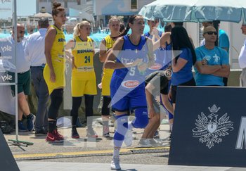2019-07-14 - La capitana Marcella Filippi entra in campo - FIBA 3X3 WOMEN´S SERIES ITALY VS ROMANIA - ITALY NATIONAL TEAM - BASKETBALL