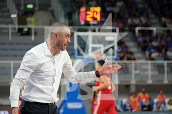 2019-09-25 - Vincenzo Esposito - Coach Germani Basket Brescia - GERMANI BASKET BRESCIA VS GRISSIN BON REGGIO EMILIA - ITALIAN SERIE A - BASKETBALL