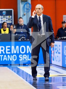 2019-10-20 - Ettore Messina coach dell´ AX Armani Olimpia Milano  - VANOLI BASKET CREMONA VS A|X ARMANI EXCHANGE OLIMPIA MILANO - ITALIAN SERIE A - BASKETBALL