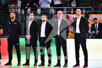 2019-12-22 - Germani Basket Brescia lo staff - VIRTUS ROMA VS GERMANI BRESCIA - ITALIAN SERIE A - BASKETBALL