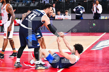 2019-12-22 - Brian SACCHETTI ala (Germani Basket Brescia) e Luca VITALI play (Germani Basket Brescia) - VIRTUS ROMA VS GERMANI BRESCIA - ITALIAN SERIE A - BASKETBALL