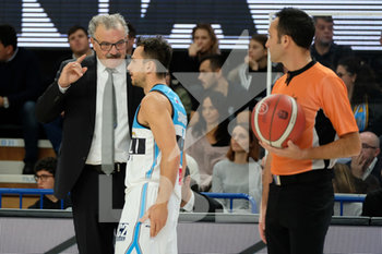 2020-01-01 - Romeo Sacchetti - Head Coach - Vanoli Basket Cremona - Giacomo Sanguinetti (5) Vanoli Basket Cremona - ITALIAN SERIE A BASKETBALL SEASON 2019/20 - ITALIAN SERIE A - BASKETBALL
