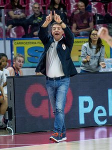 2018-10-21 - Coach del Torino Massimo Riva - UMANA REYER VENEZIA VS IREN FIXI TORINO - ITALIAN SERIE A1 WOMEN - BASKETBALL