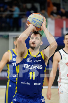 2020-02-15 - Federico Loschi (11) Tezenis Verona dalla lunetta. - URANIA MILANO VS TEZENIS VERONA - ITALIAN SERIE A2 - BASKETBALL