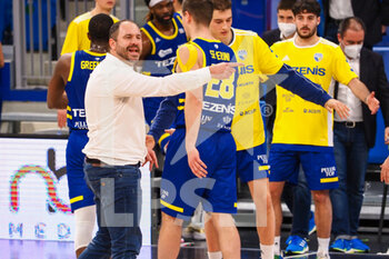 2021-01-13 - Andrea Diana, coach della Tezenis Scaligera Basket Verona  - URANIA MILANO VS SCALIGERA VERONA - ITALIAN SERIE A2 - BASKETBALL