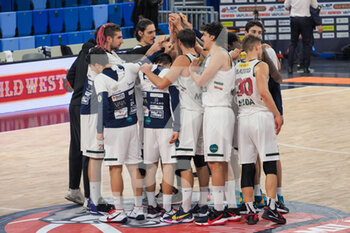 2021-02-06 - Urania Basket Milano festeggia la vittoria  - URANIA MILANO VS JB CASALE MONFERRATO - ITALIAN SERIE A2 - BASKETBALL