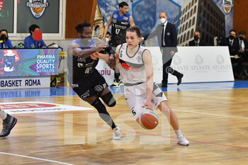 2021-02-10 - Eugenio Fanti (Eurobasket) in palleggio - EUROBASKET ROMA VS BENACQUISTA LATINA - ITALIAN SERIE A2 - BASKETBALL