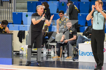 2021-02-10 - Franco Calvani, coach della Withu Basket Bergamo 2014  - URANIA MILANO VS BERGAMO BASKET - ITALIAN SERIE A2 - BASKETBALL
