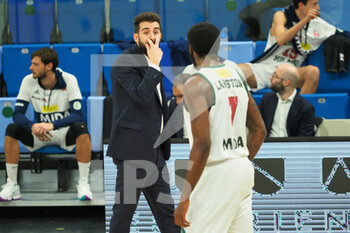 2021-02-17 - Davide Villa, coach della Urania Basket Milano  - URANIA MILANO VS STINGS MANTOVA - ITALIAN SERIE A2 - BASKETBALL