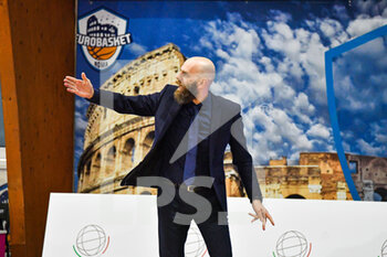 2021-02-21 - Massimo Cancellieri coach (OraSi Ravenna)  - EUROBASKET ROMA VS ORASI RAVENNA - ITALIAN SERIE A2 - BASKETBALL