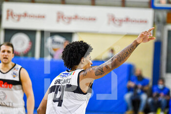 2021-02-21 - Roberto Gallinat (Eurobasket) esultanza - EUROBASKET ROMA VS ORASI RAVENNA - ITALIAN SERIE A2 - BASKETBALL