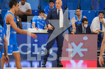 2021-03-13 - Marco Sodini, head coach Orlandina Basket Capo d’Orlando  - URANIA MILANO VS CAPO D'ORLANDO - ITALIAN SERIE A2 - BASKETBALL