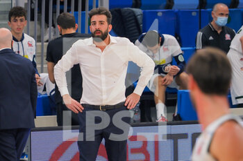 2021-03-18 - Davide Villa, coach della Urania Basket Milano  - URANIA MILANO VS ORZI BASKET - ITALIAN SERIE A2 - BASKETBALL