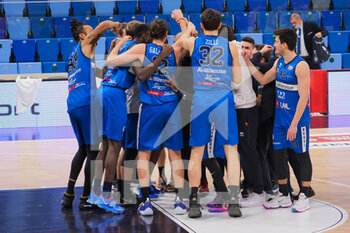 2021-03-18 - Agribertocchi Orzinuovi Basket festeggia la vittoria su Urania Basket Milano  - URANIA MILANO VS ORZI BASKET - ITALIAN SERIE A2 - BASKETBALL