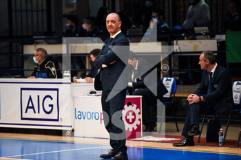 2021-03-24 - Coach Gramenzi (Benacquista Latina) - BENACQUISTA LATINA VS EUROBASKET ROMA  - ITALIAN SERIE A2 - BASKETBALL
