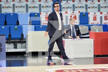 2021-05-01 - Spiro Leka, head-coach Kleb Basket Top Secret Ferrara  - URANIA MILANO VS TOP SECRET FERRA - ITALIAN SERIE A2 - BASKETBALL
