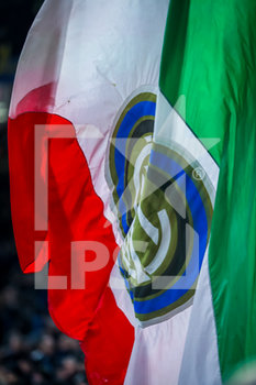 2020-01-01 - FC Internazionale flag during soccer season 2019/20 symbolic images - Photo credit Fabrizio Carabelli - ITALIAN SOCCER PHOTOS SEASON 2019/20 - OTHER - SOCCER