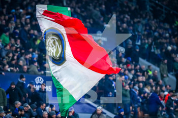 2020-01-01 - FC Internazionale supporters and flag during soccer season 2019/20 symbolic images - Photo credit Fabrizio Carabelli - ITALIAN SOCCER PHOTOS SEASON 2019/20 - OTHER - SOCCER