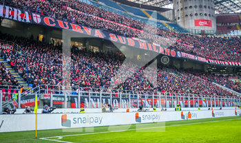 2020-01-01 - AC Milan supporters during soccer season 2019/20 symbolic images - Photo credit Fabrizio Carabelli - ITALIAN SOCCER PHOTOS SEASON 2019/20 - OTHER - SOCCER