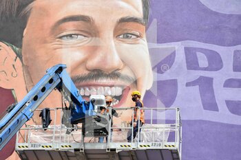 2021-05-18 - Lavori in corso per il murales dedicato a Davide Astori - MURALES DEDICATO A DAVIDE ASTORI - OTHER - SOCCER
