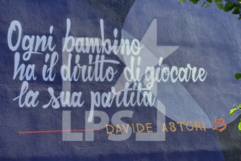 18/05/2021 - Murales dedicato a Davide Astori finito - MURALES DEDICATO A DAVIDE ASTORI - ALTRO - CALCIO