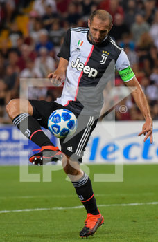 2019-08-17 - Giorgio Chiellini della Juventus in azione - AMICHEVOLE 2019 - TRIESTINA VS JUVENTUS - FRIENDLY MATCH - SOCCER